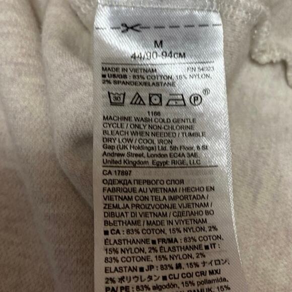 Banana Republic Women's Beige Cream Mock Neck Long Sleeve Sweater Top Size M - Picture 4 of 4